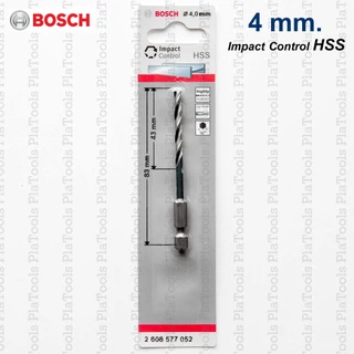 ดอกสว่านเจาะเหล็ก Bosch Impact Control HSS ก้านHEX ขนาด 2- 8มม. (แพ็ค 1 ชิ้น)