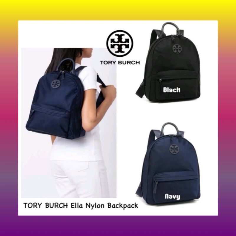 🔥พร้อมส่ง🔥กระเป๋าเป้ TORY BURCH Ella Nylon Backpack