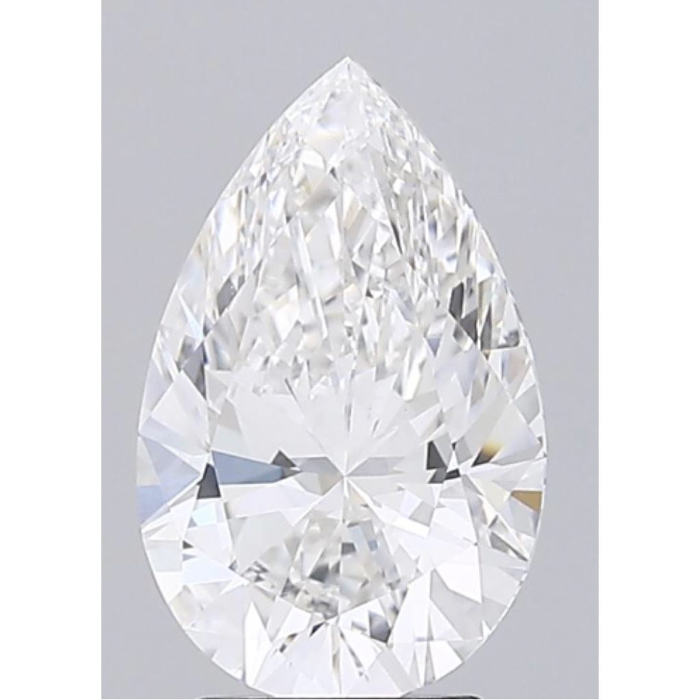 เพชร Pear 2.16 ct F VVS2 Lab Grown Diamond พร้อมใบเซอ IGI