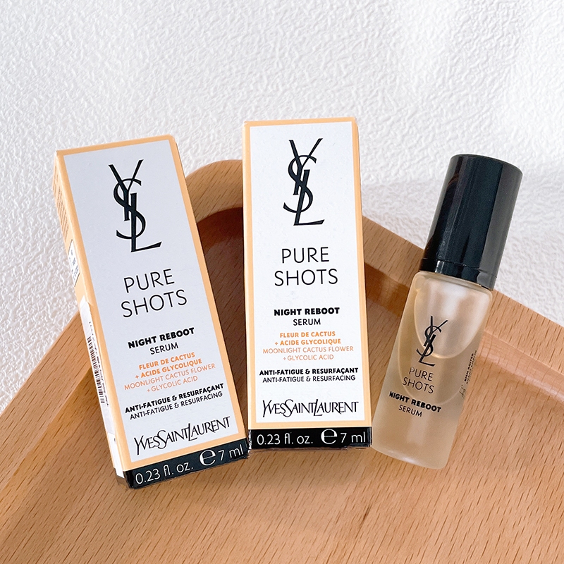 เซรั่ม Night Reboot ตัวดังจาก YSL Pure Shots Night Reboot Serum 7ml