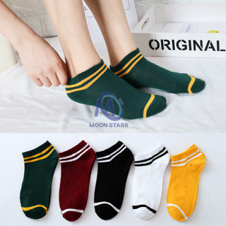 ถุงเท้าแฟชั่นข้อสั้น สไตล์เกาหลี  ลายน่ารัก เนื้อผ้านุ่ม ms9…