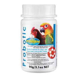 Vetafarm PROBOTIC (แบ่งขาย 20 G.) ช่วยระบบย่อยนกแก้วทุกสายพันธุ์ พื้นจากการป่วย