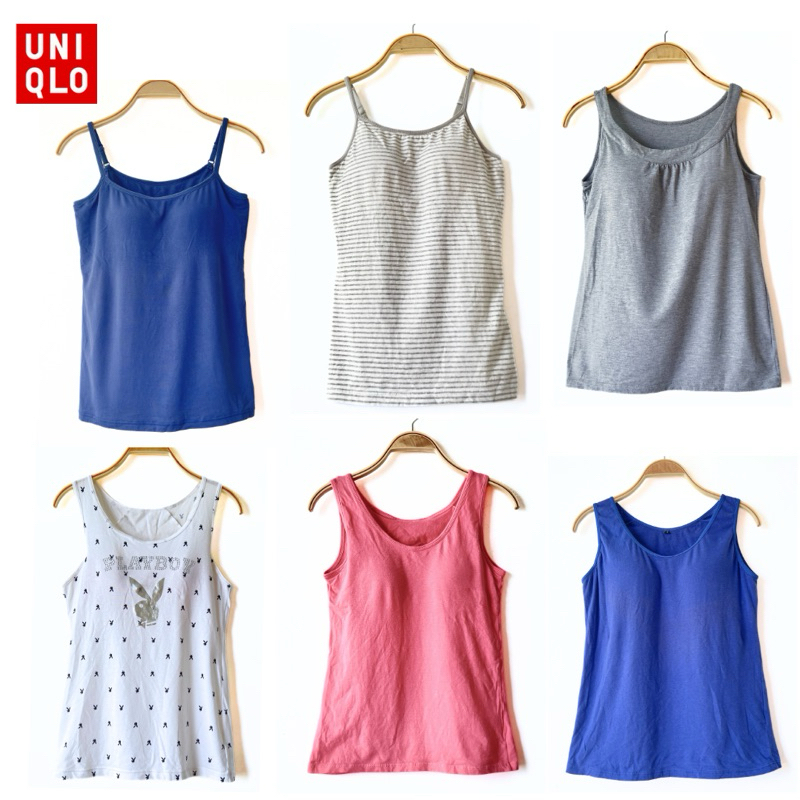 Bratop sportbra เสื้อกล้าม เสื้ิอสายเดี่ยว  uniqlo gu..,.