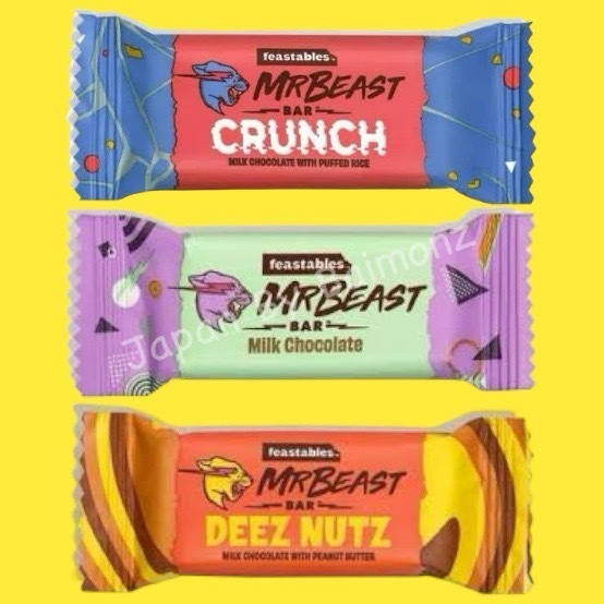 🔥 พร้อมส่งจากไทย 🔥 Feastables Mr Beast Chocolate ช็อกโกแลตชื่อดัง มิสเตอร์บีส ขนาดมินิบาร์