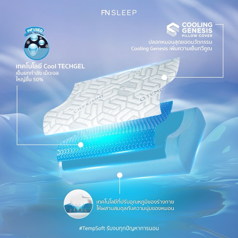 FNหมอนเจลเย็นเพื่อสุขภาพ