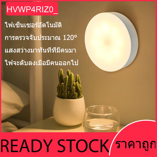 ไฟเซ็นเซอร์ร่างกายมนุษย์อัจฉริยะ โคมไฟติดผนัง LED, โคมไฟข้างเตียง, ไฟกลางคืนทรงกลม