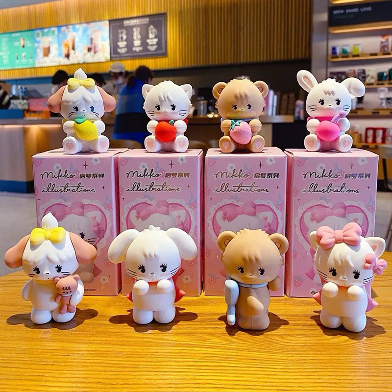 Mikko illustrations และ กล่องสุ่มพวงกุญแจตุ๊กตา Mikko บีบได้  ไม่แกะกล่อง ลุ้น SECRET ของแท้100%  พร