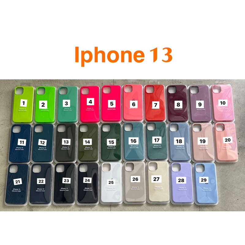 เคสกำมะหยี่สีพื้น (สินค้ามีจำนวนจำกัด) IPHONE - I13