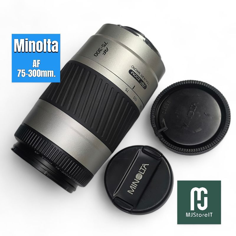 MINOLTA  AF ZOOM 75-300MM.F4.5(32)-5.6 Macro A Mount Sony (สภาพ 90-95%)