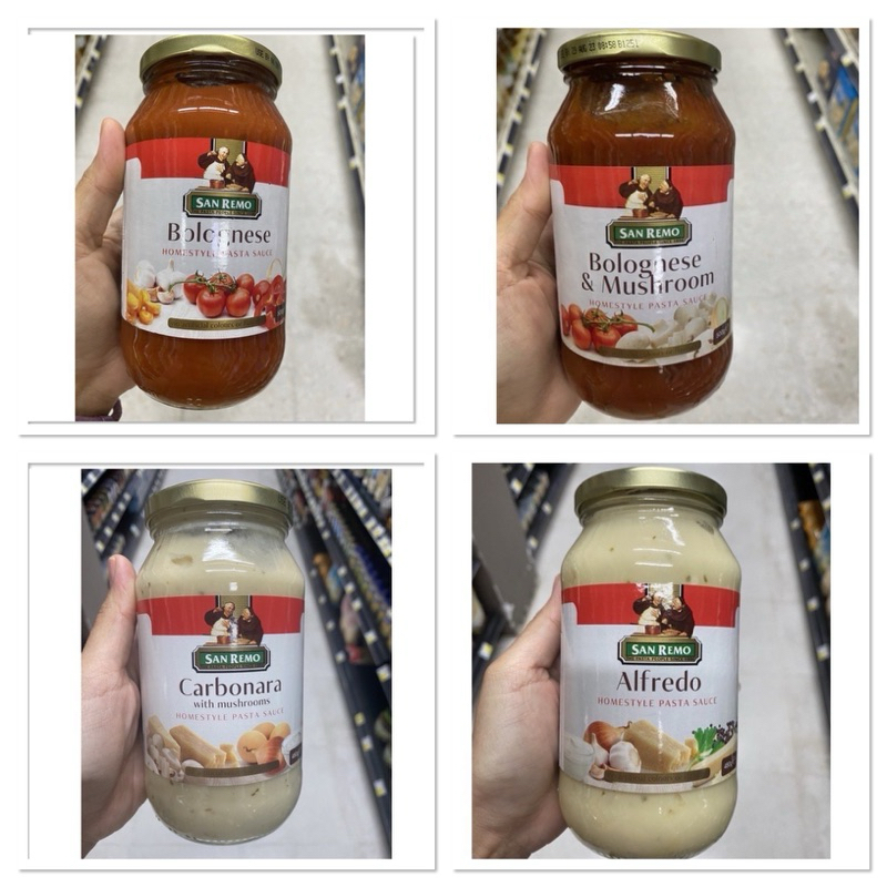 ผลิตภัณฑ์สำหรับ ราดพาสต้า ซัน เรโม่ 480 G. Alfredo Homestyle Pasta Sauce Sanremo อัลเฟรโด โฮมสไตส์ พ