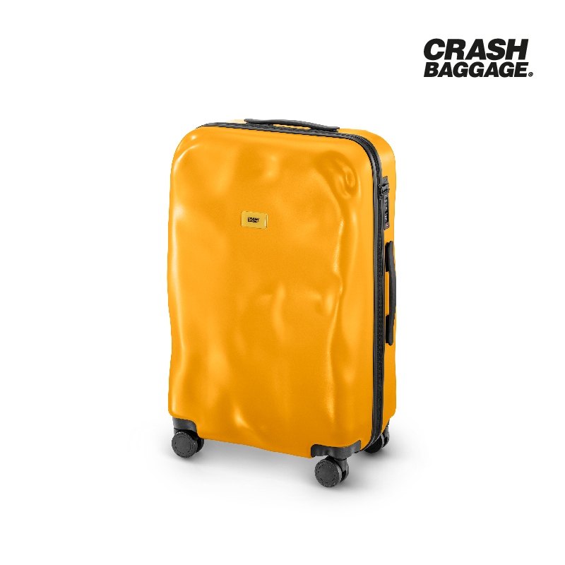 CRASH BAGGAGE กระเป๋าเดินทาง รุ่น ICON สีเหลือง ขนาด 26.8"