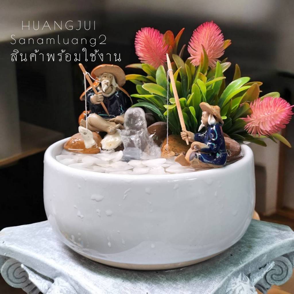 ชุดน้ำพุ น้ำล้นเสริมฮวงจุ้ย น้ำพุขนาดเล็กสำหรับตั้งโต๊ะทำงาน สินค้าพร้อมใช้งาน 690 บาท