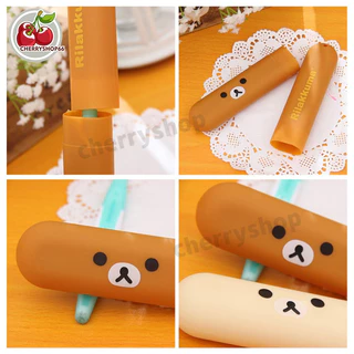 กล่องใส่แปรงสีฟันแบบพกพา กล่องเก็บแปรงสีฟัน ลายการ์ตูนน่ารัก สําหรับใส่แปรงสีฟัน เดินทาง ตั้งแคมป์ 1 ชิ้น