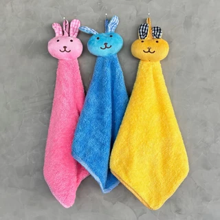 Magic Towel ผ้าขนหนู ผ้าเช็ดมือ ซึมซับน้ำได้ดีเยี่ยม แห้งเร็ว หัวตุ๊กตาน่ารัก