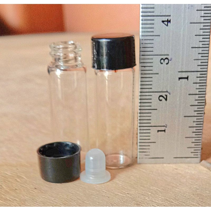 ขวดขนาด 2 ml.ฝาเกลียว จำนวน 20 ขวด  ขวดพร้อมฝาจุกกันซึม – โปรปัง