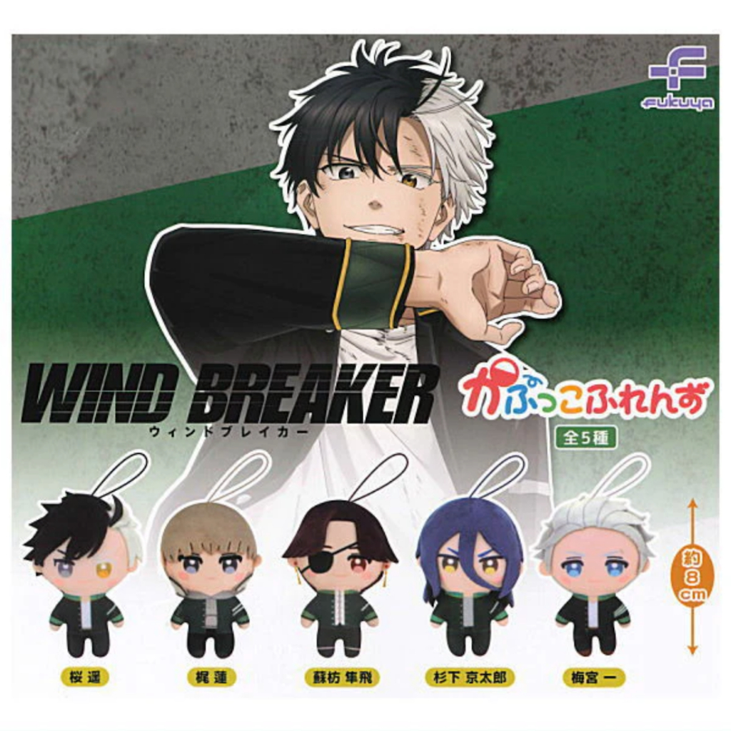 พร้อมส่ง กาชาปอง WIND BREAKER Capkko Friends