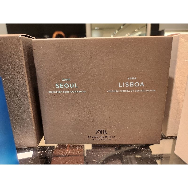 น้ำหอม Zara City Collection Seoul & Lisboa eau de toulette ขนาด 90 ml. และ 40 ml.