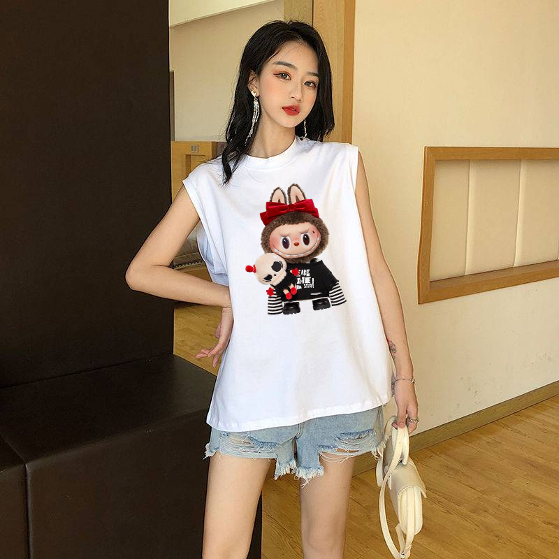 เสื้อแขนกุด เสื้อกล้าม คอกลมผู้หญิง แฟชั่น OP194