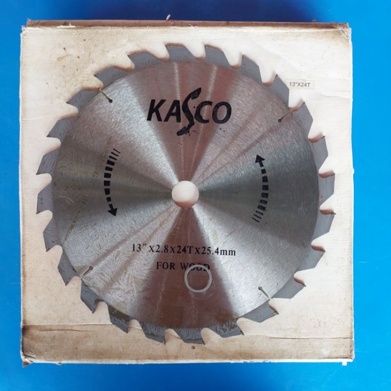 KASCO ใบเลื่อยวงเดือนขนาด 13 นิ้ว 24 ฟัน เหมาะสำหรับ: ไม้เนื้อแข็ง ไม้อ่อน ปาร์ติเคิลบอร์ด