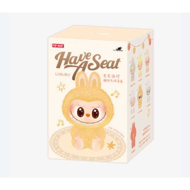 [พร้อมส่ง] ลาบูบู้ V2 Pop Mart LABUBU V2 Have A Seat