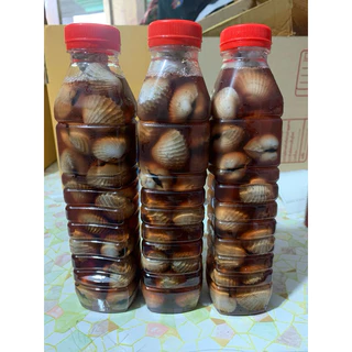 (พร้อมส่ง ) หอยแครงดอง น้ำปลากวน สูตรแม่กลอง ขนาด 500 กรัม ( รสชาติเค็มหวาน กำลังดี )