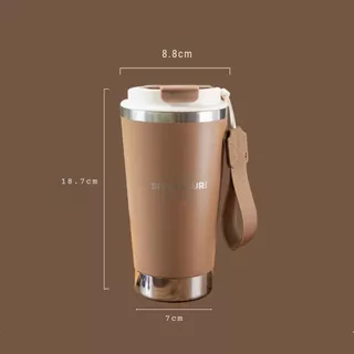 SITARAYURI แก้วกาแฟดื่มร้อนหรือเย็นได้ ขนาด 580ml สแตนเลส SUS304 เก็บอุณหภูมิได้ยาวนาน