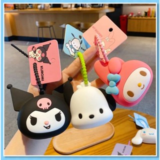 SANRIO กระเป๋าใส่เหรียญ ซิลิโคน ลายการ์ตูนสุนัขหูใหญ่ ขนาดเล…