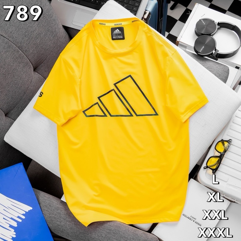เสือกีฬาผู้ชาย คอกลมแขนสั้น ผ้าลื่นนิ่ม T shirt B13