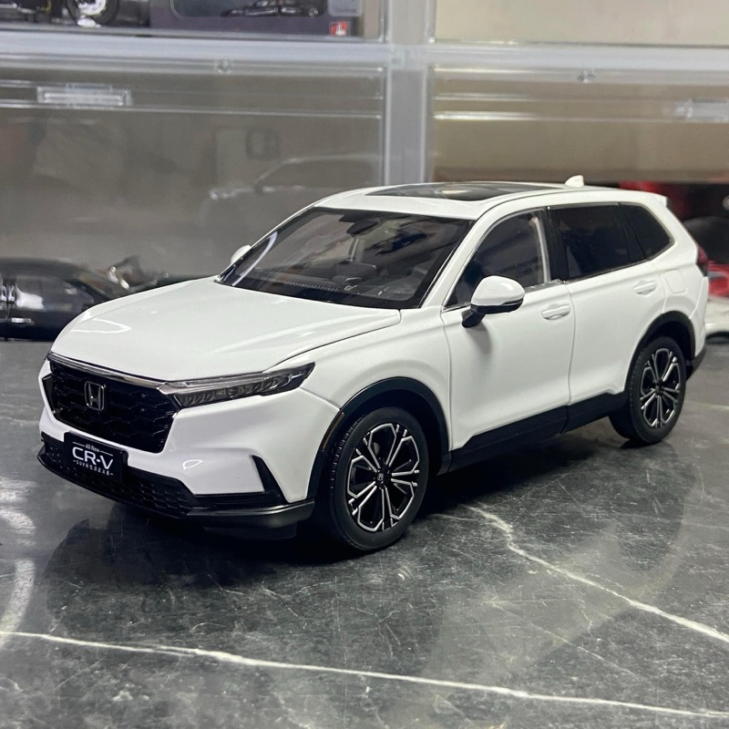 โมเดลรถเหล็ก Honda CR-V 2023 สเกล 1:18 รถเสมือนจริง