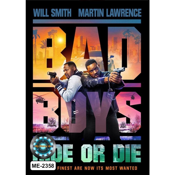 DVD เสียงไทยมาสเตอร์ หนังใหม่ หนังดีวีดี Bad Boys Ride or Die คู่หูขวางนรก ลุยต่อให้โลกจำ