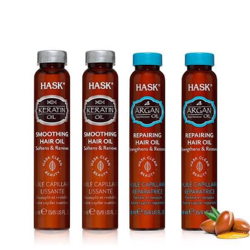 (พร้อมส่ง) Hask oil - น้ำมันบำรุงผม