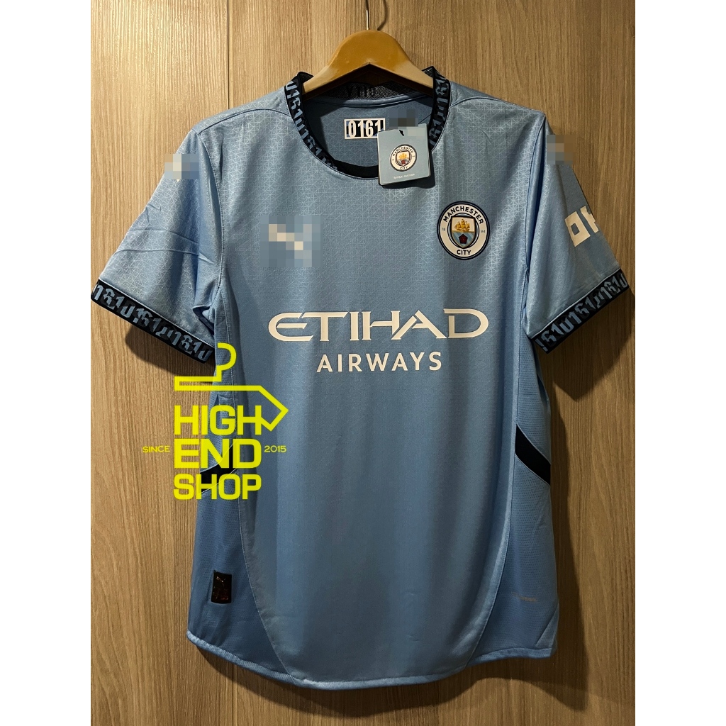 ใหม่ล่าสุด!! 2024/25 เสื้อบอล เกรด Player แมนซิตี้ Home เหย้า เสื้อเปล่า หรือ พร้อมอามและเบอร์ชื่อ