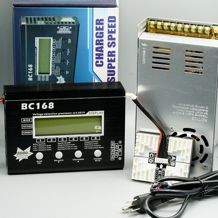 BC168 V.3 เครื่องชาร์จแบตลิโพ แยกเซลล์ชารจ์อย่างดี +PowerSupply (3.7-22.2) ลิโพ แบตลิโพ lipo