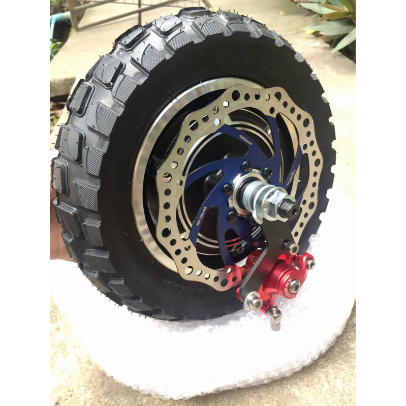 ล้อพร้อมยางวิบาก 60v3500w​ ขอบ6"วัดรวมยาง10" ฮับมอเตอร์สำหรับสกู๊ตเตอร์ไฟฟ้า