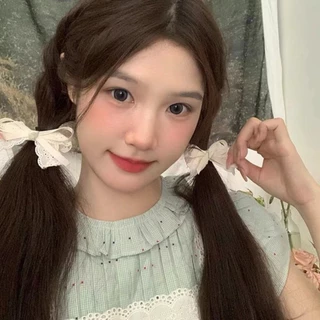 ในไทย💖กิ๊บติดผมโบว์ลูกไม้ผ้าถักขาวสไตล์โบฮีเมียนฝรั่งเศสหวานแฟชั่นหน้าม้าข้างคลิปสําหรับผู้หญิง.coolcolor.th.COD