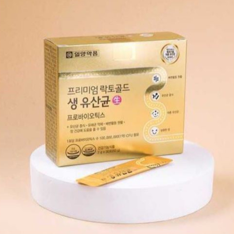 ( แท้ / พร้อมส่ง ) Ilyang Premium Lacto Gold Probiotics 30 ซอง #กล่องทอง