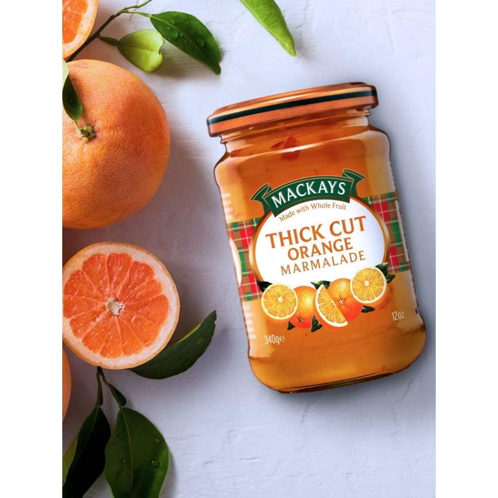 แยมรสส้มผสมเนื้อเปลือกส้ม 340 กรัม Thick Cut  Orange Marmalade