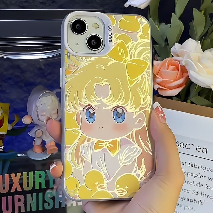 จัดส่งทันที เคสไอโฟน11 12 13 14 15 16 Pro Max Cute Sailor Moon for girls Case For iPhone 11,12,13,14,15,16PM