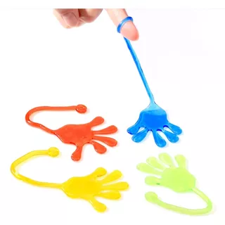 มือหนึบ ของเล่นแปะผนัง มือแปะ หนึบหนับ Sticky Palm ของเล่นคลายเครียด สุ่มสี