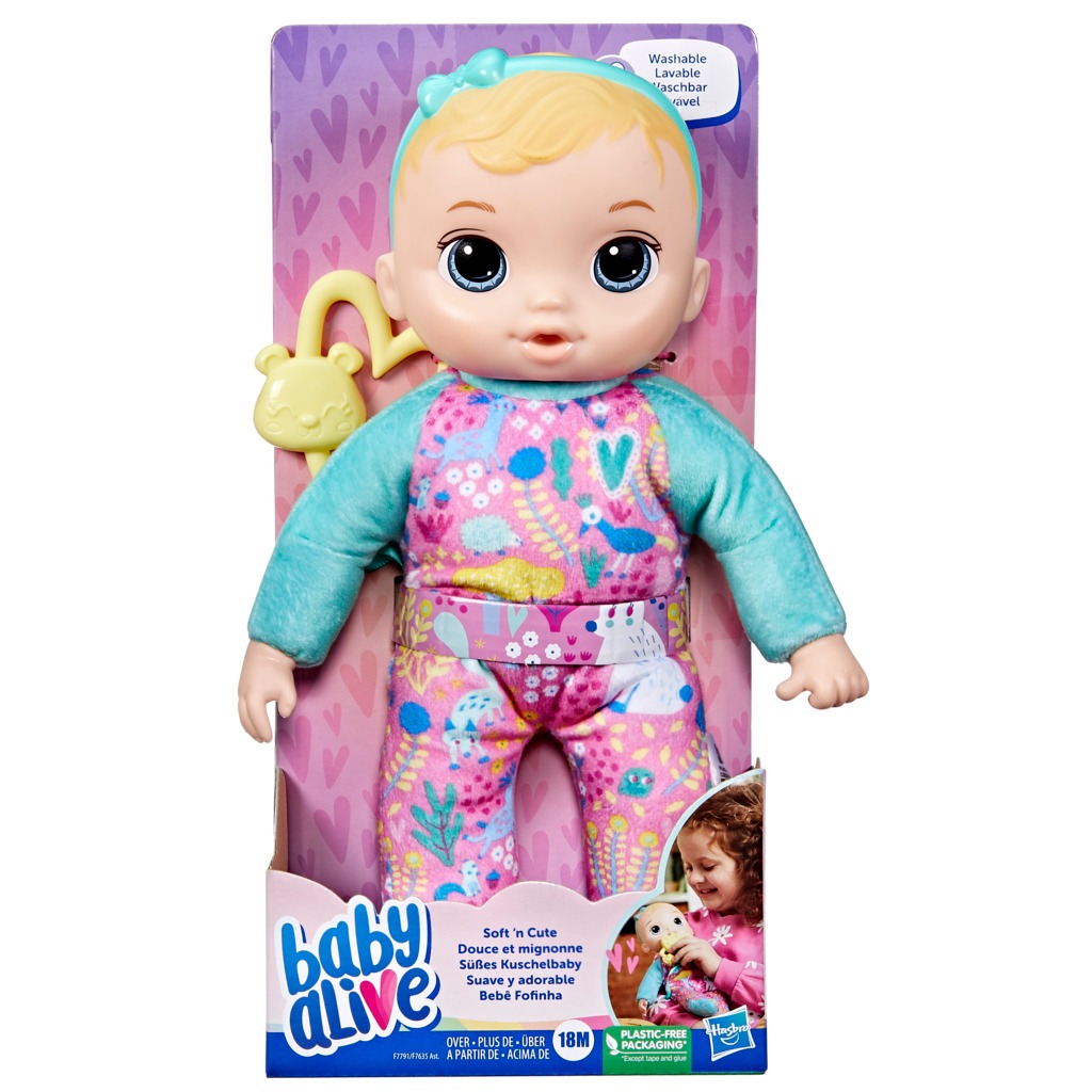 HASBRO - BABY ALIVE BA SOFT N CUTE BLONDE HAIR รุ่น F7791