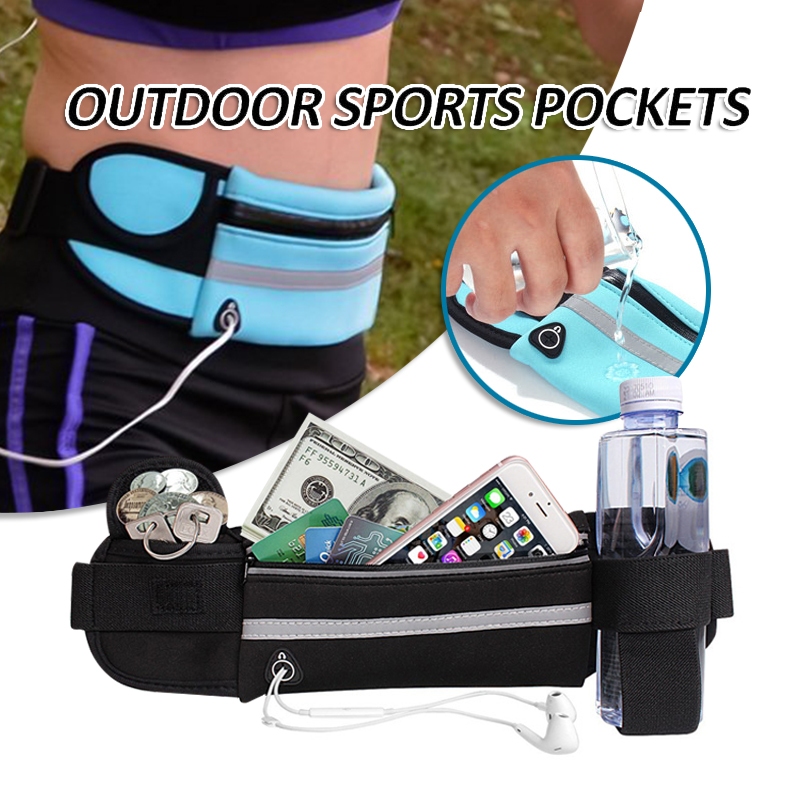 กระเป๋าคาดเอวออกกำลังกาย กระเป๋าคาดเอววิ่ง กระเป๋ากีฬา Sport Waist Bag เหมาะสำหรับกีฬา
