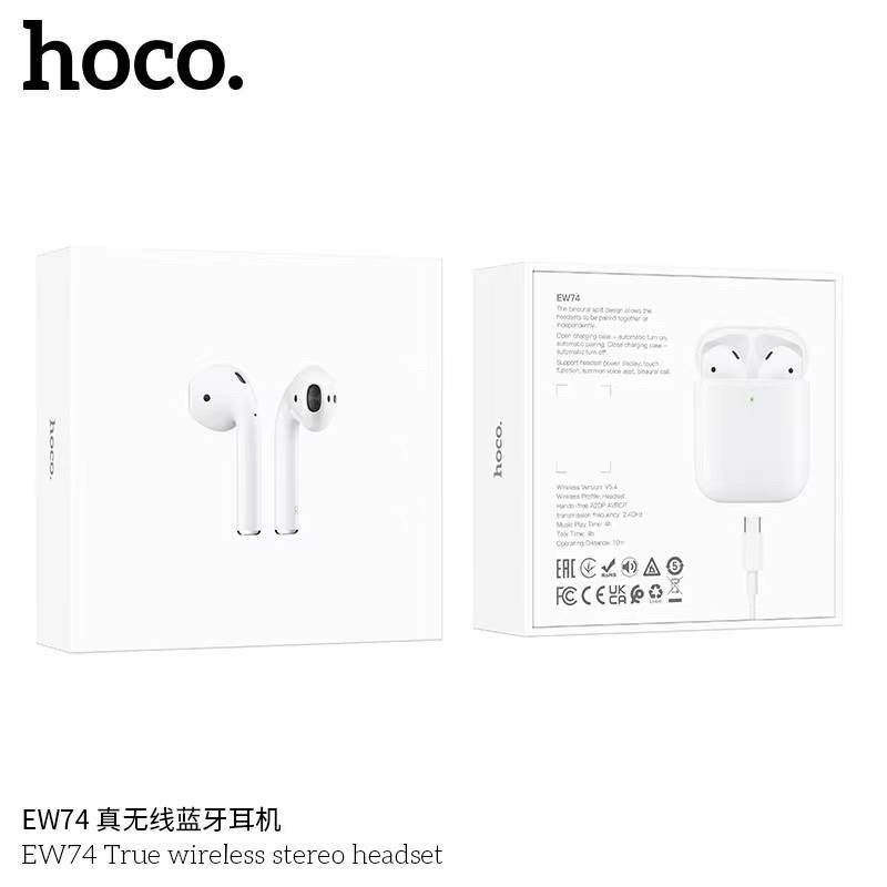จัดส่งภายใน 24 ชั่วโมง Hoco EW74 หูฟังบลูทูธไร้สาย BT.V5.4 รุ่นใหม่ล่าสุด ราคาเบาๆ แท้100%
