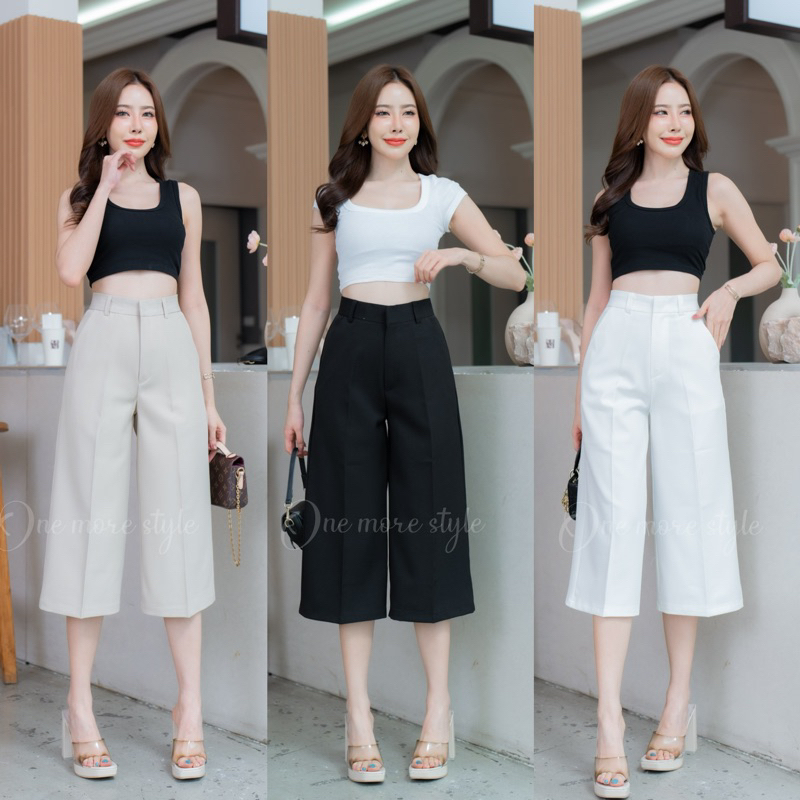💐𝑵𝒆𝒘 𝒄𝒐𝒍𝒍𝒆𝒄𝒕𝒊𝒐𝒏💐กางเกง4ส่วนเอวสูงทรงสวยพร้อมส่ง🛍️🛒