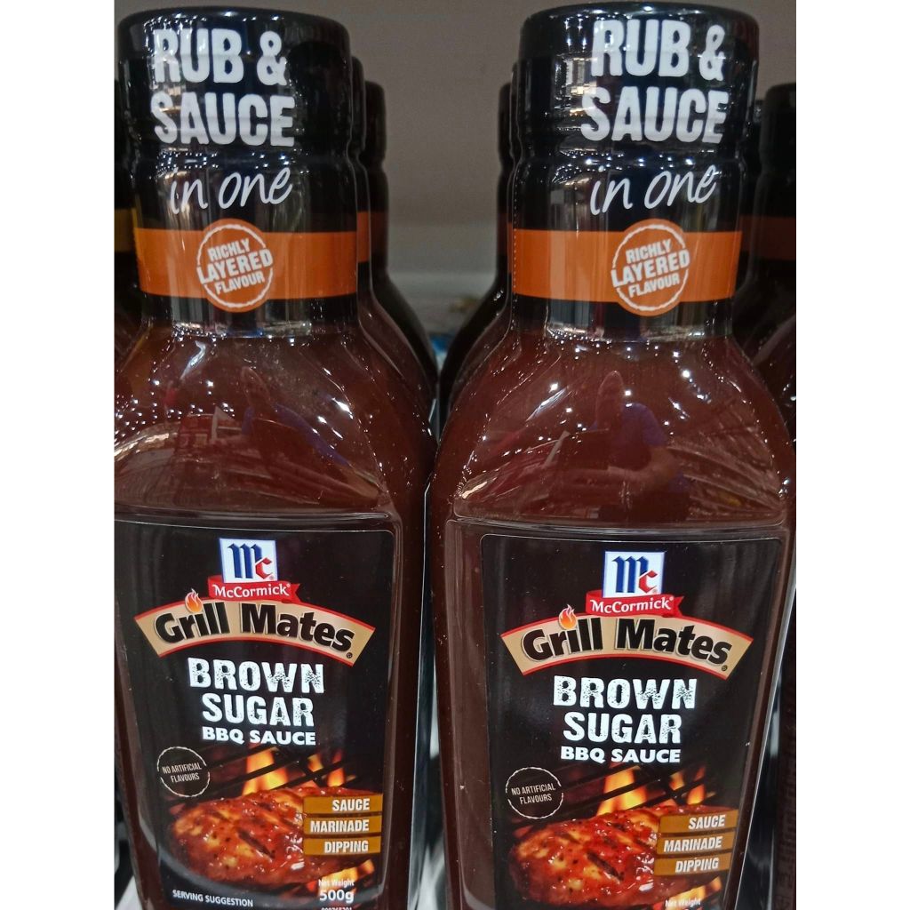 McCORMICK Grill Mates Rub & Sauce BROWN SUGAR 500g * USA IMPORT IDEAL FOR BBQ *