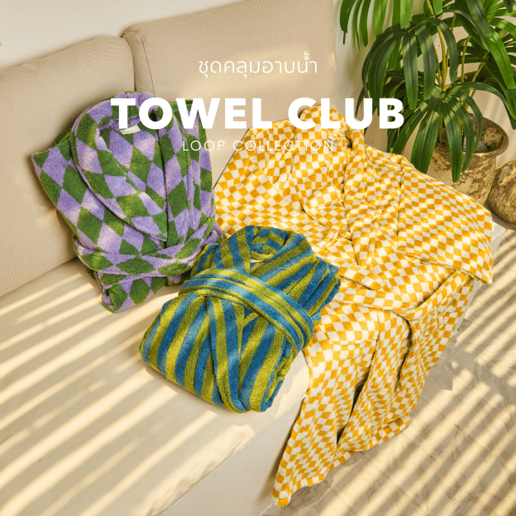 ชุดคลุมอาบน้ำ Towel Club – Loop Edition Bathrobe