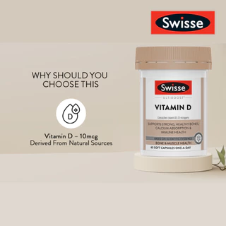 Swisse Vitamin D วิตามิน ดี EXP11/2028