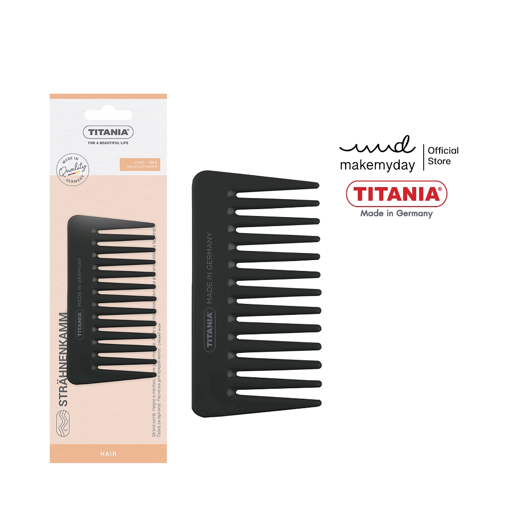 TITANIA Streaking comb 11.5 cm หวีซี่ห่าง ขนาดเล็ก นำเข้าจากเยอรมัน