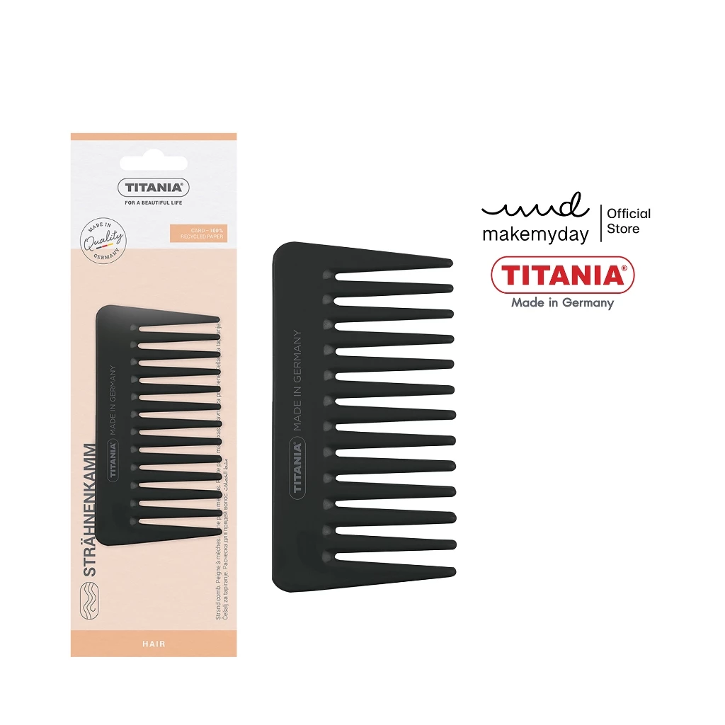 TITANIA Streaking comb 11.5 cm หวีซี่ห่าง ขนาดเล็ก นำเข้าจากเยอรมัน