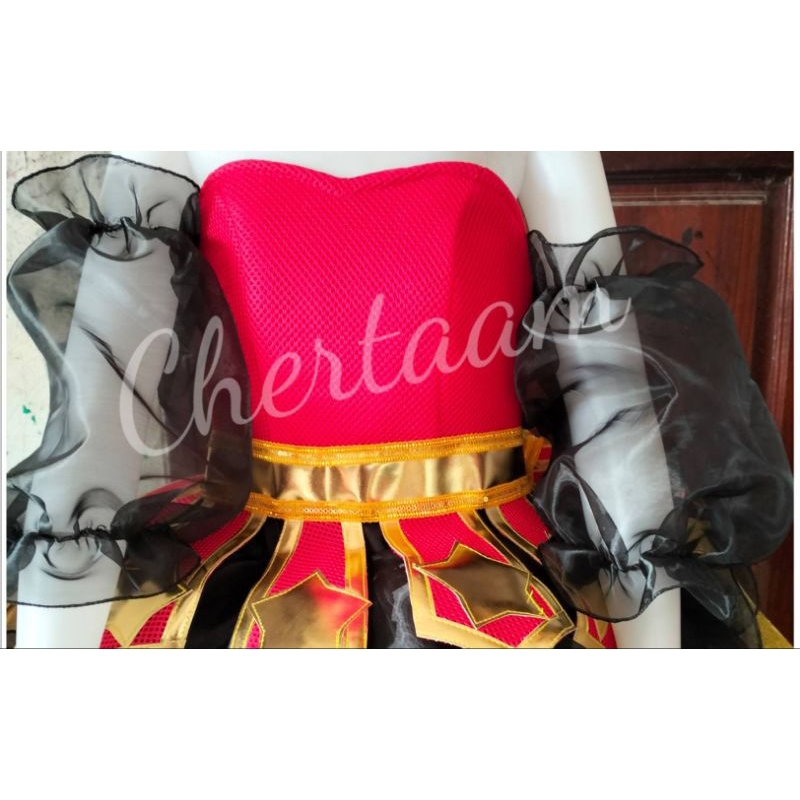 ปอกแขนตุ๊กตามีระบายสำหรับแต่งชุดดรัมเมเยอร์ชุดเชียร์ลีดเดอร์