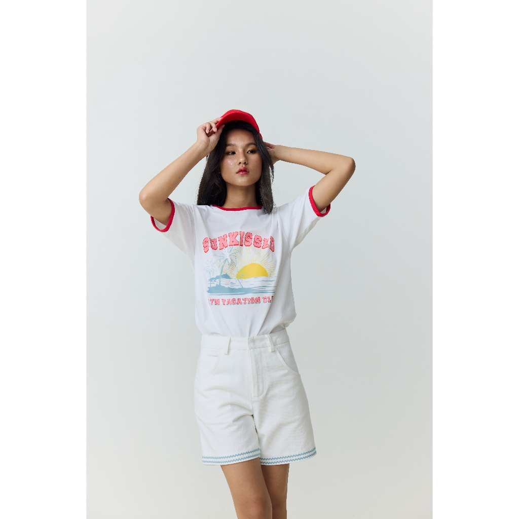 ZTN0033 Zikzak demin shorts